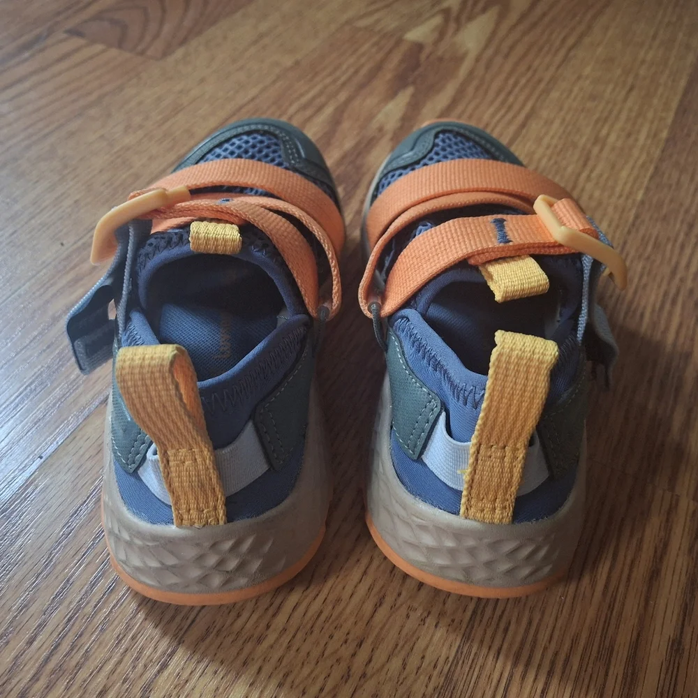 Chaco Kids Multicolor Sport Sandals - Orange, Blue, Green